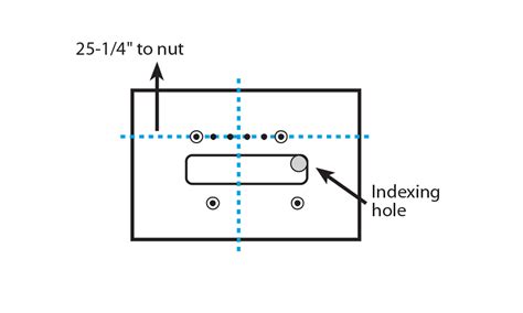 Acrylic Tremolo Bridge Routing Template Front And Rear Template Set For Floyd Rose Tremolo ...