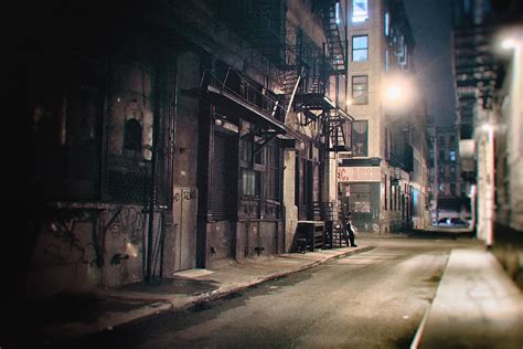 New York City Alley At Night Photograph by Vivienne Gucwa