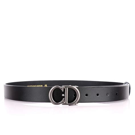 Christian Dior Men's Genuine Leather Black Belt – Obeezi.com