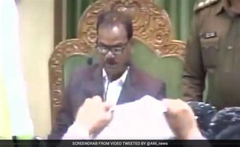 Shoe Hurled At Speaker, Chairs Thrown In Jharkhand Assembly