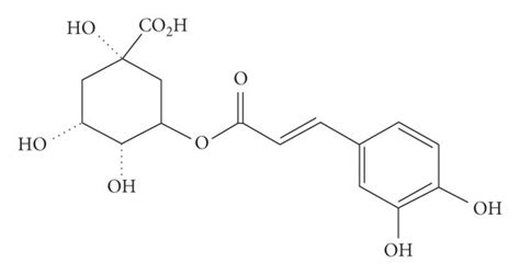 Chemical structure of chlorogenic acid. | Download Scientific Diagram