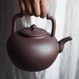 Purple clay pottery handmade purple sand electric pottery kettle teapot health pot – Cultural ...