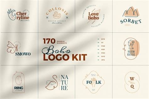 Boho Logo Kit - Design Cuts