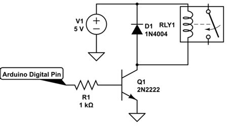 Can't activate relay using Digital pin out and 2n2222 transistor ...