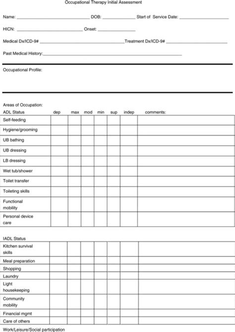 Printable Adl Checklist Pdf - Printable World Holiday