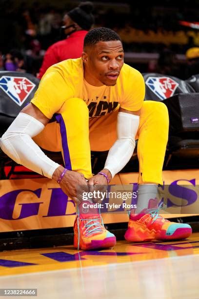 Russell Westbrook Shoes Photos and Premium High Res Pictures - Getty Images