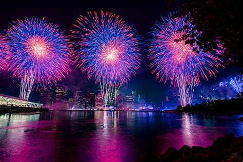 Fireworks In New York City Stock Photo - Download Image Now - American ...