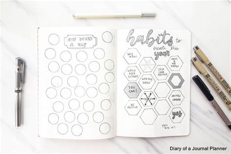 January Bullet Journal Setup: Plan With Me January Pages