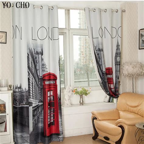 British style blackout curtains European style curtains End product blackout curtains bedroom ...