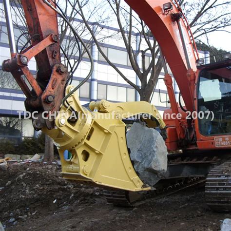 Mini Hydraulic Excavator Rotating Grapple Bucket Block Grab Bucket ...