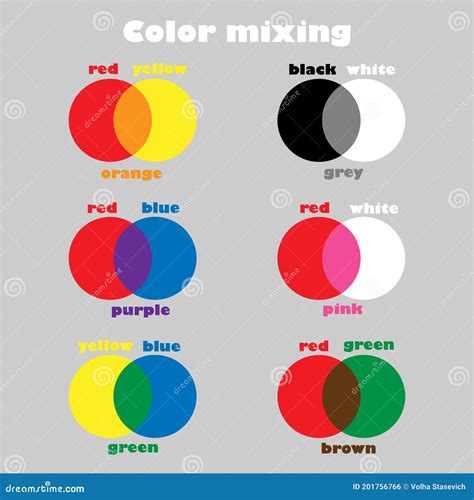 Learning Colors Mixing For Children, Fun Education Game For Kids, Preschool Worksheet Activity ...