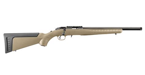 Ruger American Rimfire Compact 22LR FDE Bolt-Action Rifle with Threaded Barrel