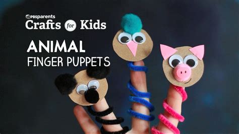 DIY Animal Finger Puppets | Crafts for Kids | Programs | PBS SoCal