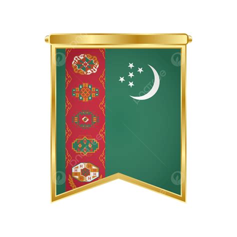 Turkmenistan Flag Vector Design Png, Turkmenistan, Turkmenistan Flag, Turkmenistan Vector PNG ...