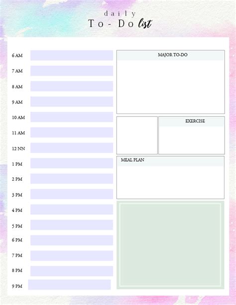 Printable Daily To Do List Template to Get Things Done!