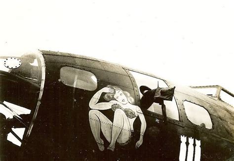 B-17 Bomber nose art and 3 Mission Marks | World War Photos