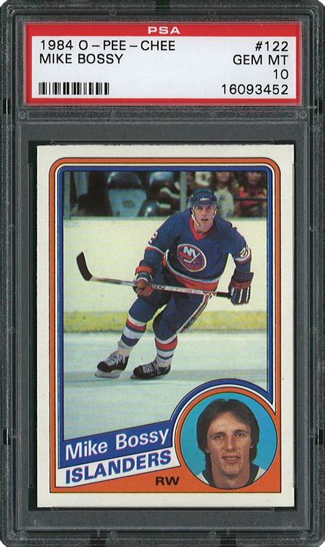 Auction Prices Realized Hockey Cards 1984 O-PEE-CHEE Mike Bossy Summary