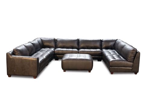 Zen Armless Full Leather Sofa Sectional Leather Sectional Sofas, Couches, Leather Sofa ...