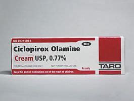 ciclopirox 0.77 % (ciclopirox olamine 1 % ) Topical Cream