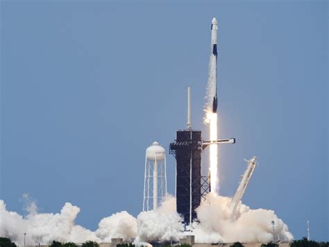 NASA And SpaceX Launch 1st Astronauts To Orbit From U.S. Since 2011 : NPR