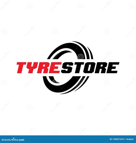 Tire Shop Logo Design, Tyre Business Branding, Tyre Logo Shop Stock Vector - Illustration of ...