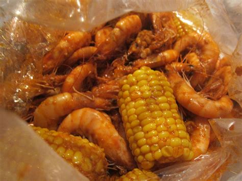 My absolute paborit!!! Shrimp, the whole shabang, mild, two corn and rice from Boiling Crab ...