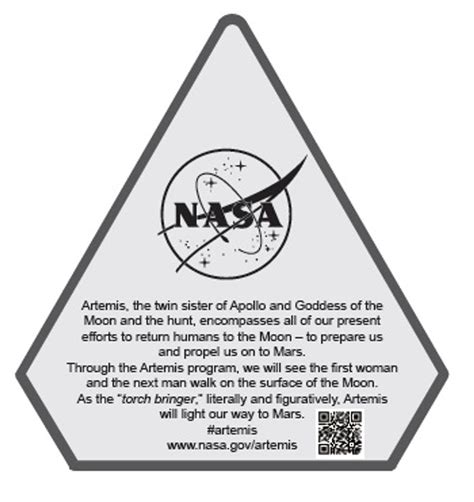 NASA Artemis Logo - 3 Inch Sticker