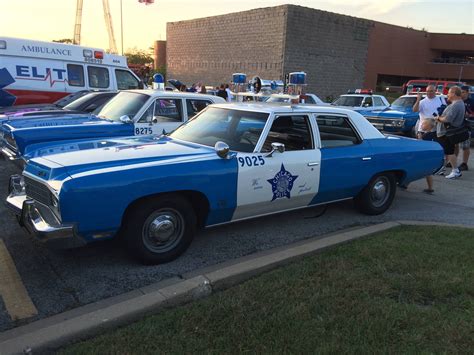 Restored antique Chicago, Illinois Police car on display at the 2015 ...