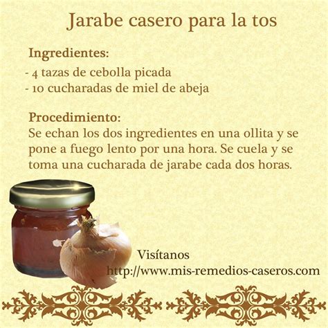 Pin de Carmen Luaces S en REMEDIOS CASEROS | Jarabe casero, Jarabe para ...