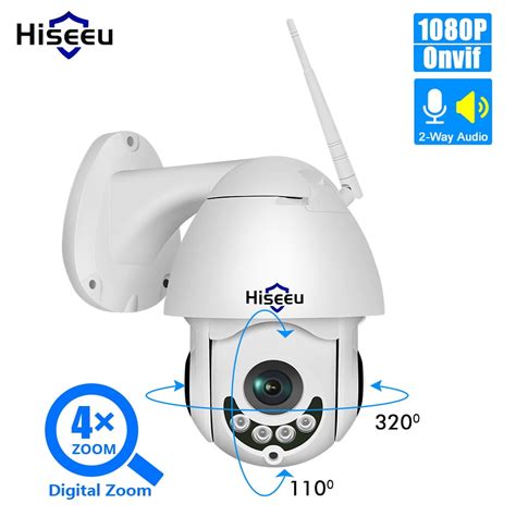 MegaMean » Hiseeu 1080P Wireless PTZ IP Camera Outdoor Two Way Audio ...