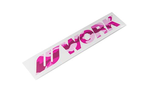 Logo Camo Sticker – WORK Wheels USA