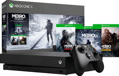 Customer Reviews: Microsoft Xbox One X 1TB Metro Saga Console Bundle ...