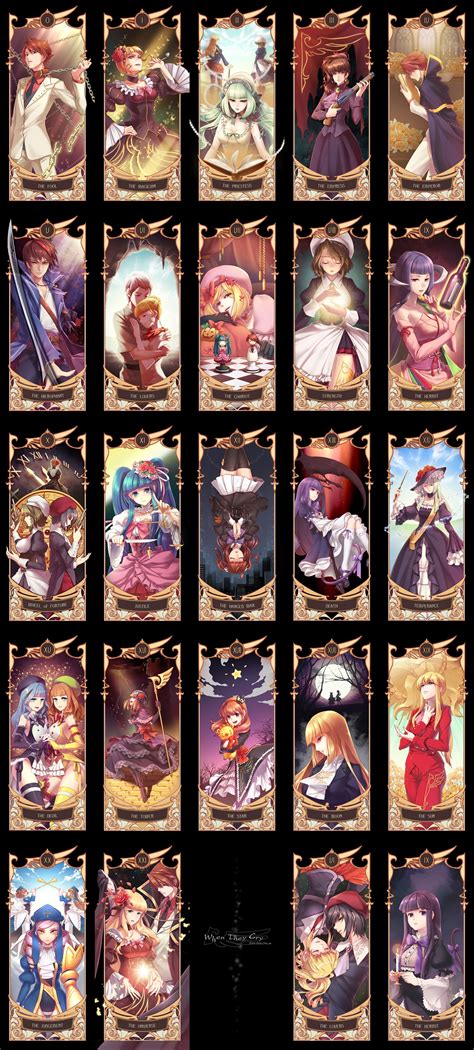 Anime Girl Tarot Cards