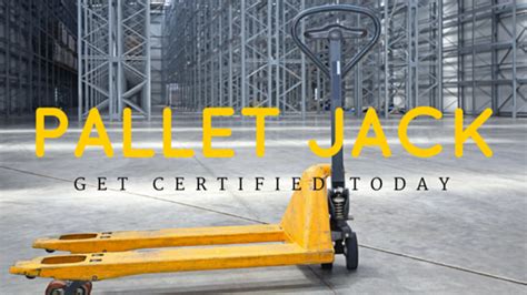 Pallet Jack Certification, Get Electric Pallet Jack Training!