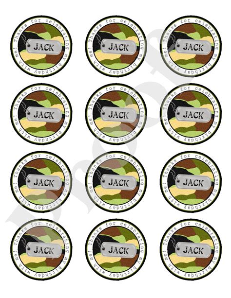 Camo Stickers Army Stickers Military Stickers Army Birthday - Etsy