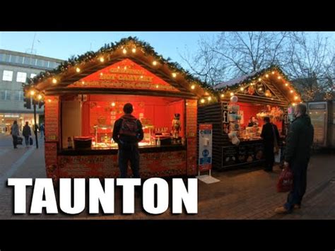 Taunton - Somerset - England - Christmas Lights 2020 - 4K Evening Walk - YouTube