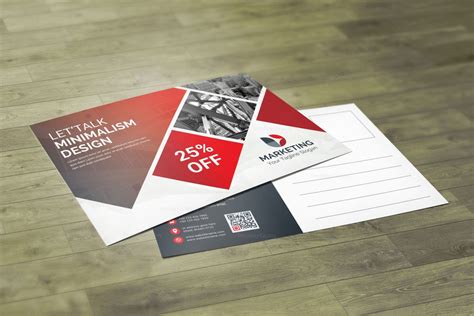 PSD Modern Postcard Design 002835 - Template Catalog