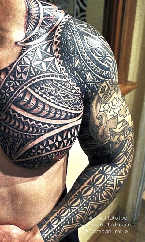 Traditional Tongan Tattoo Design