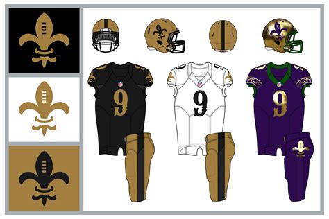 NEW ORLEANS SAINTS: The Saints simplify their uniform and get a new ...