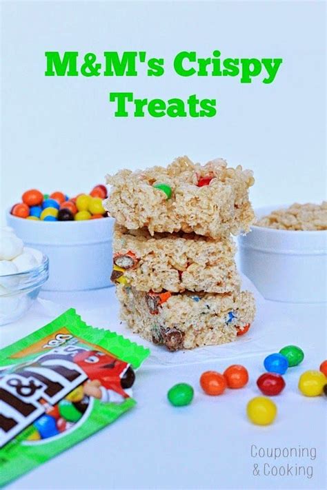 M&M's® Crispy Treats | Crispy treats, Crispy, Treats