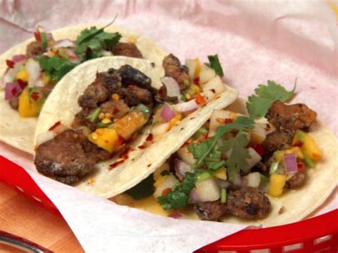 Crispy Fragrant Duck Tacos with Asian Pear and Mango Salsa : Recipes : Cooking Channel Recipe ...