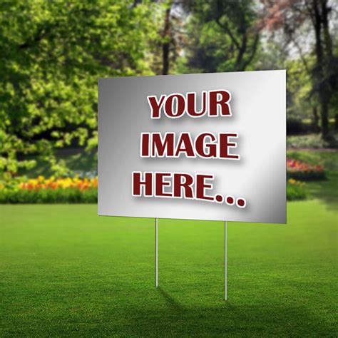 Custom Yard Sign with Metal Stakes UV Print Corrugated | Etsy