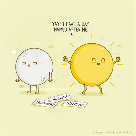 Sunday! by NaBHaN on deviantART | Funny illustration, Funny quotes, Cute puns