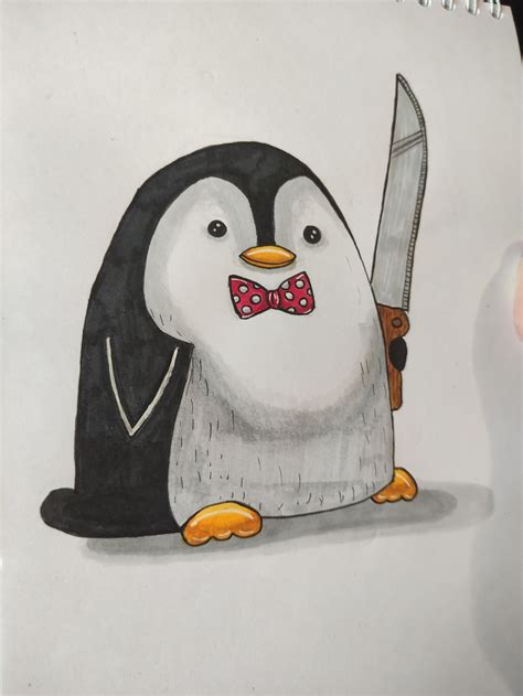 Penguin and.... Knife! - pikabu.monster