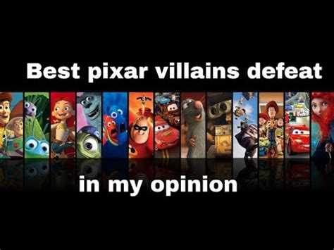 Best Pixar Villains Defeat - YouTube