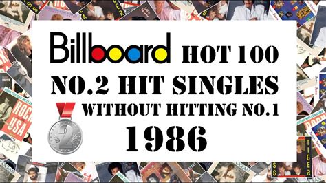 Hit Singles peaked at No.2 (without hitting No.1) in 1986 / Billboard ...