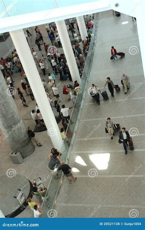 Airport scene editorial stock photo. Image of arrival - 20521138