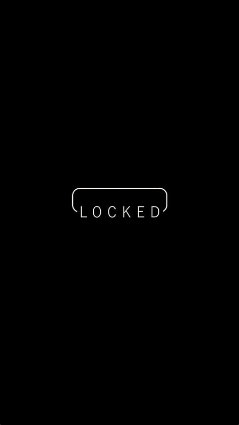 Locked, lock, minimal, screen, simple, HD phone wallpaper | Peakpx