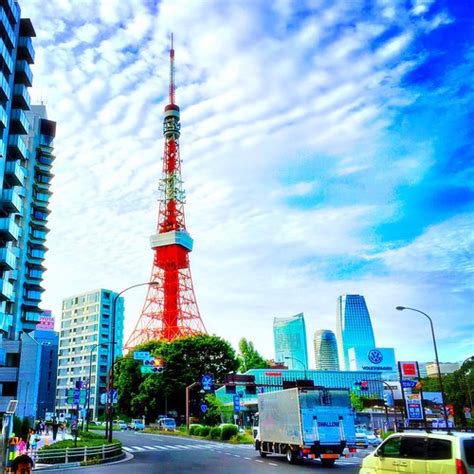 Tokyo Tower under blue Tokyo skies | Hikosaemon | Flickr