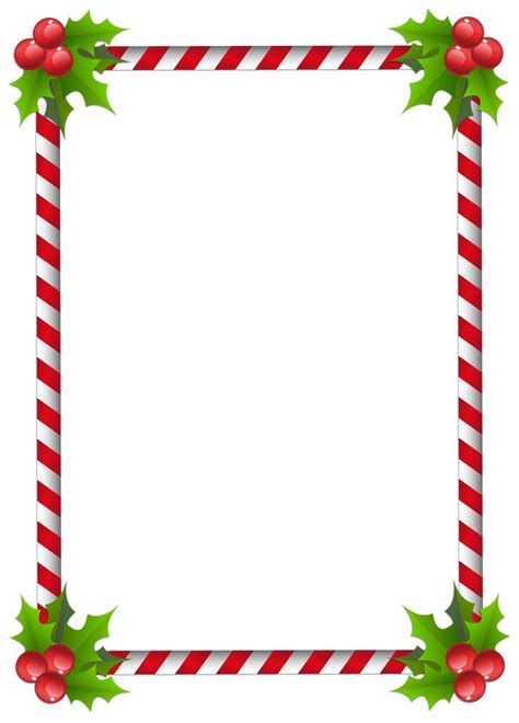 Elegant Christmas Frame Border